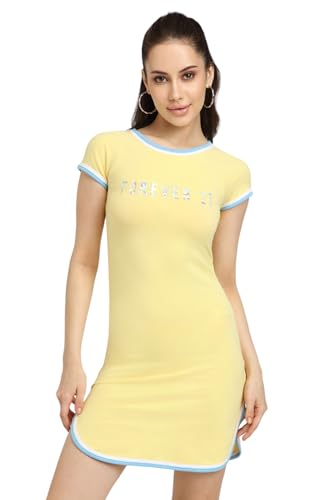 Jashiya FOREVER 21 women's Cotton Blend Classic Mini Dress