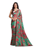 Jashiya Garden Vareli Art Silk Abstract Print Saree 68702 - Light Green