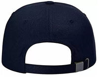 SELLORIA Brand A Soft Cotton Adjustable Unisex Cap Quick Drying Sun Hat Protection for Men and Women (Freesize) (Black & Dark Blue)