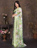 Jashiya Yashika Women's Tussar Silk Printed Saree With Blouse Material |saree for Women | saree collection 2025 | New Sari | Latest Saree (AZ-YS-P1-SHAHINA PISTA)