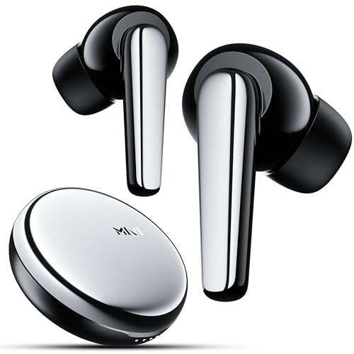 Jashiya Mivi SuperPods Dueto [Just launched], True Wireless Earbuds, Dual Drivers, 13mm Woofer, 6mm Tweeter, 3D Soundstage, 60H Playtime, AI-ENC, BT v5.3, Type C Charger, Made in India earbud