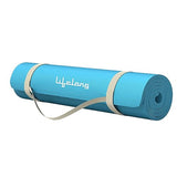 Jashiya Lifelong LLYM93 Yoga mat for Women & Men EVA Material 4mm Sea Green Anti Slip for Gym Workout