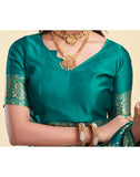 Jashiyaa SIRIL Women's Silk Jacquard Saree With Unstitched Blouse Piece