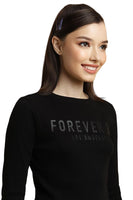 Jashiya FOREVER 21-WOMEN-Graphic-Regular Fit-Crop Tops