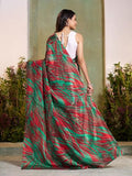 Jashiya Garden Vareli Art Silk Abstract Print Saree 68702 - Light Green