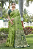 Jashiya Yashika Jashiya Women's Banarasi Kanjivaram Silk Woven Saree | Animal Printed Patola Silk Saree for Women