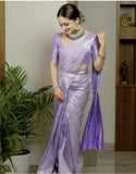 Jashiyaa Traditional Kanjivaram Silk Saree, Stylish Indian Ethnic Wear