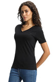 Jashiya FOREVER 21-WOMEN-Solid-Regular Fit-T-shirts