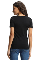 Jashiya FOREVER 21-WOMEN-Solid-Regular Fit-T-shirts