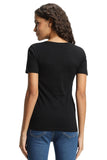 Jashiya FOREVER 21-WOMEN-Solid-Regular Fit-T-shirts