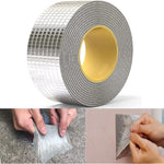 Rylan Leakage Repair Waterproof Tape for Pipe Leakage Roof Water Leakage Solution Aluminium Foil Tape Waterproof Adhesive Tape Sealing Butyl Rubber Tape for Leakage (5CM*5M (Pack Of 1))