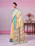 Jashiyaa Garden Vareli Women's Traditional Print Pure Cotton Saree with Unstitched Blouse Piece
