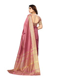 Jashiyaa Sidhidata Women's Assam Silk Saree With Unstitched Blouse Piecee