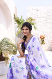 Jashiyaa Yashika Women's Georgette Printed Saree with Jacquard Lace & Blouse Material - Perfect for 2024's Festivals & Occasions! Beautifully Crafted, Traditional Elegance