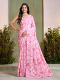 Jashiya Garden Vareli Art Silk Ombre Print Saree 68029 - Light Pink