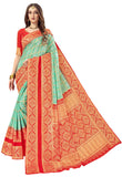 Jashiyaa Glory Sarees Women’s Banarasi Saree Green