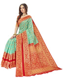 Jashiyaa Glory Sarees Women’s Banarasi Saree Green