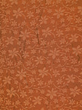 Jashiya Garden Vareli Lock Chiffon Viscose Brasso Floral Saree - Brown
