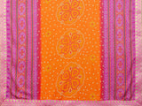 Jashiya Yashika Women's Georgette Printed Saree with Jacquard Lace & Blouse Material - Perfect for 2024's Festivals & Occasions! Beautifully Crafted, Traditional Elegance