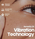 Jashiya SKINROTH Electric Bian Stone Gua Sha Face Massager – 9 Vibration & Heat Modes With LED Red Light Face Therapy 1000mAh Rechargeable