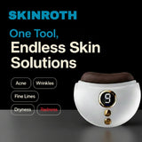 Jashiya SKINROTH Electric Bian Stone Gua Sha Face Massager – 9 Vibration & Heat Modes With LED Red Light Face Therapy 1000mAh Rechargeable