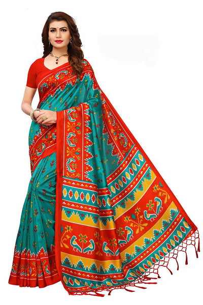 Jashiya Mysore Silk With Tessals Printed Saree VOL.3