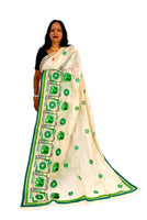 Jashiya Bengal Chanderi Cotton Resham Embroidered Designer Saree