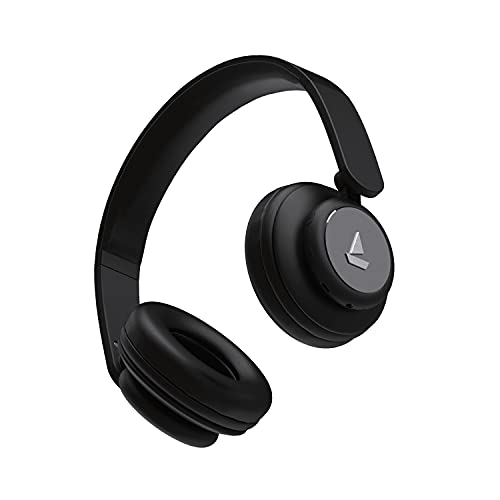 62% OFF Jashiya boAt Rockerz 450 Bluetooth On Ear Headphones with Mic, Upto 15 Hours Playback, 40MM Drivers, Padded Ear Cushions, Integrated Controls and Dual Modes(Luscious Black)