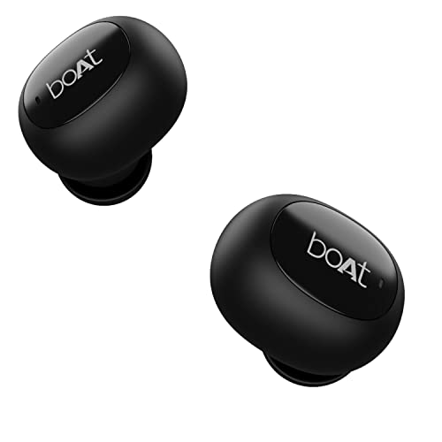 58% OFF Jashiya boAt Airdopes 121v2 in-Ear True Wireless Earbuds with Upto 14 Hours Playback, 8MM Drivers, Battery Indicators, Lightweight Earbuds & Multifunction Controls (Active Black, with Mic)