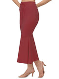 Regalia Procot Petticoat / Saree Shaper Shapewear Skirts for Women Girls Ultra Smooth 4 Way Stretch Lycra Anti Microbial Wrinkle fee Lycra Fabric M to 4XL Sizes Maroon/Beige