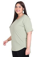 RYSH Tshirt for Women Pistachio Green