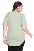 RYSH Tshirt for Women Pistachio Green