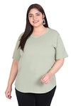 RYSH Tshirt for Women Pistachio Green