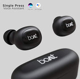 58% OFF Jashiya boAt Airdopes 121v2 in-Ear True Wireless Earbuds with Upto 14 Hours Playback, 8MM Drivers, Battery Indicators, Lightweight Earbuds & Multifunction Controls (Active Black, with Mic)