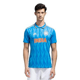 Jashiya Adidas Men Polyester India Cricket ODI Fan JSY M, Cricket Jersey BRBLUE, Medium