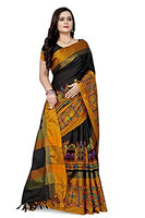 Jashiya.Shop ₹949/- KAVINDI Women's Cotton Silk with Kutchi Embroidered Work Saree with Blouse