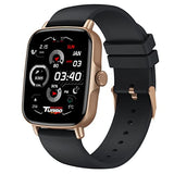 Jashiya.Shop ₹2999/-Maxima Max Pro Turbo Bluetooth Calling Smartwatch with 1.69" Full Touch HD Display, Active Crown, AI Voice Assistant, 12 Sports Mode, SpO2, Heart Rate and Sleep Monitoring (Gold Black)