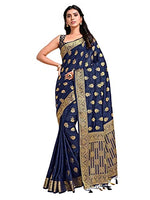 Jashiya MIMOSA Women's Kanjivaram Art Silk Saree With Blouse