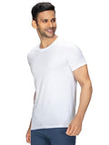 Jashiya XYXX Men's Solid Regular Fit T-Shirt (XY_CR15_Tshirt_1_White