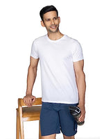 Jashiya XYXX Men's Solid Regular Fit T-Shirt (XY_CR15_Tshirt_1_White