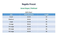 Regalia Procot Petticoat / Saree Shaper Shapewear Skirts for Women Girls Ultra Smooth 4 Way Stretch Lycra Anti Microbial Wrinkle fee Lycra Fabric M to 4XL Sizes