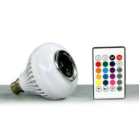 Jashiya Colour Changing LED Bulb with Bluetooth Speaker & Remote