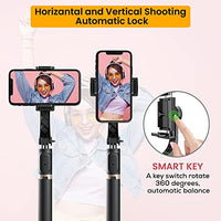 Jashiya.Shop- ₹2799/- WeCool G1 1-Axis Gimbal Stabilizer with Wireless Remote, Extendable Bluetooth Selfie Stick and Tripod, 360 Auto Rotation, Auto Balance for Vlog and Anti Shaking for Live Videos, for Phone and gopro