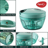 63% OFF Jashiya Pigeon Polypropylene Mini Handy and Compact Chopper with 3 Blades for Effortlessly Chopping Vegetables and Fruits for Your Kitchen Green, 400 ml