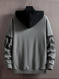 Jashiya Lymio Hoodies || Sweatshirt for Men || Men Hoodie (H-18-19) (XL, Grey)