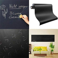 Jashiya.Shop ₹349/- Graymark Extra Large Blackboard Chalkboard Wall Sticker for Wall Self Adhesive Removable Use Home School Office (60 x 200 cm) Black Board