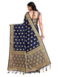 Jashiya MIMOSA Women's Kanjivaram Art Silk Saree With Blouse