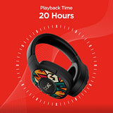 60% OFF Jashiya boAt Rockerz 550 Bluetooth Wireless Over Ear Headphones with Upto 20 Hours Playback, 50MM Drivers, Soft Padded Ear Cushions and Physical Noise Isolation with Mic (Black Symphony)