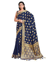 Jashiya MIMOSA Women's Kanjivaram Art Silk Saree With Blouse