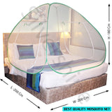 Jashiya.Shop Rs.787/-Mosquito Net- Green Mosquito Net Foldable Double Bed Net King Size